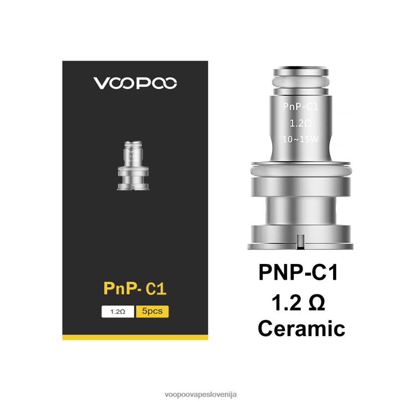82HJH584 VOOPOO PNP tuljave (5 kosov) pnp-c1 - VOOPOO Vape Instructions