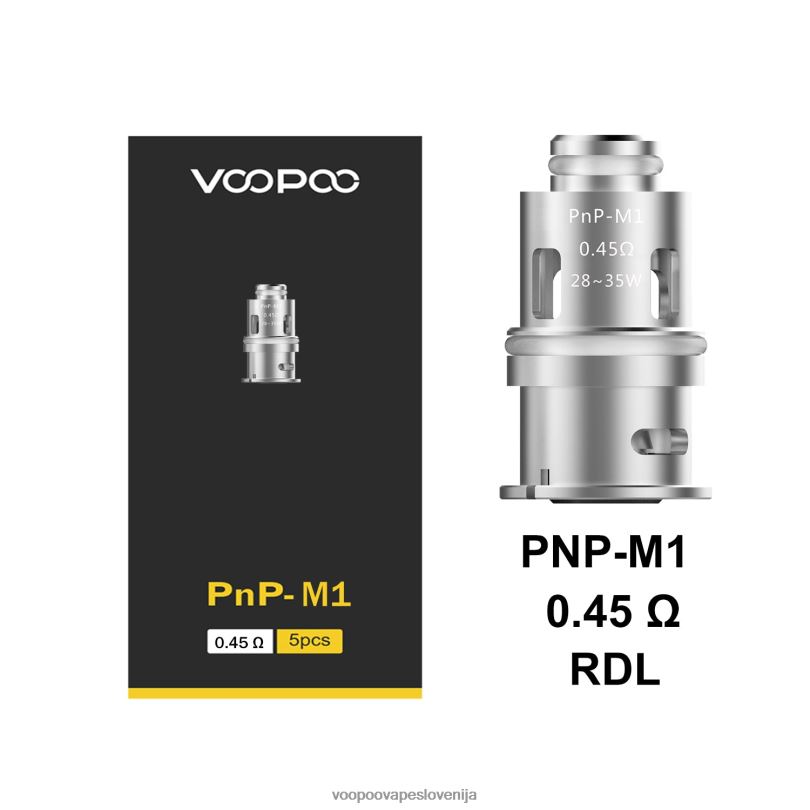 82HJH588 VOOPOO PNP tuljave (5 kosov) pnp-m1 - VOOPOO Vape Gene Slovenija