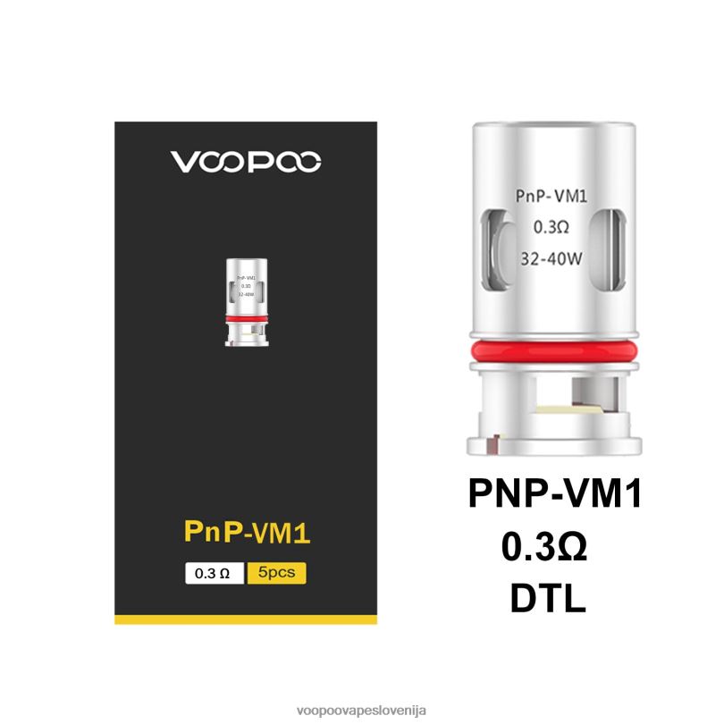 82HJH596 VOOPOO PNP tuljave (5 kosov) pnp-vm1 - VOOPOO Vape Price