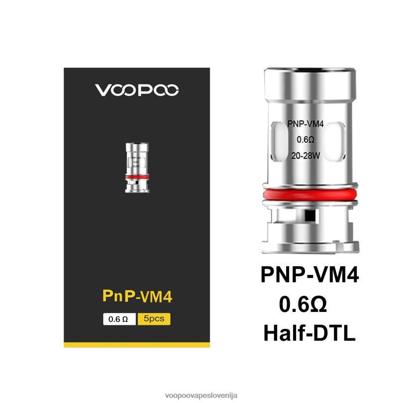 82HJH598 VOOPOO PNP tuljave (5 kosov) pnp-vm4 - VOOPOO Vape Gene Slovenija