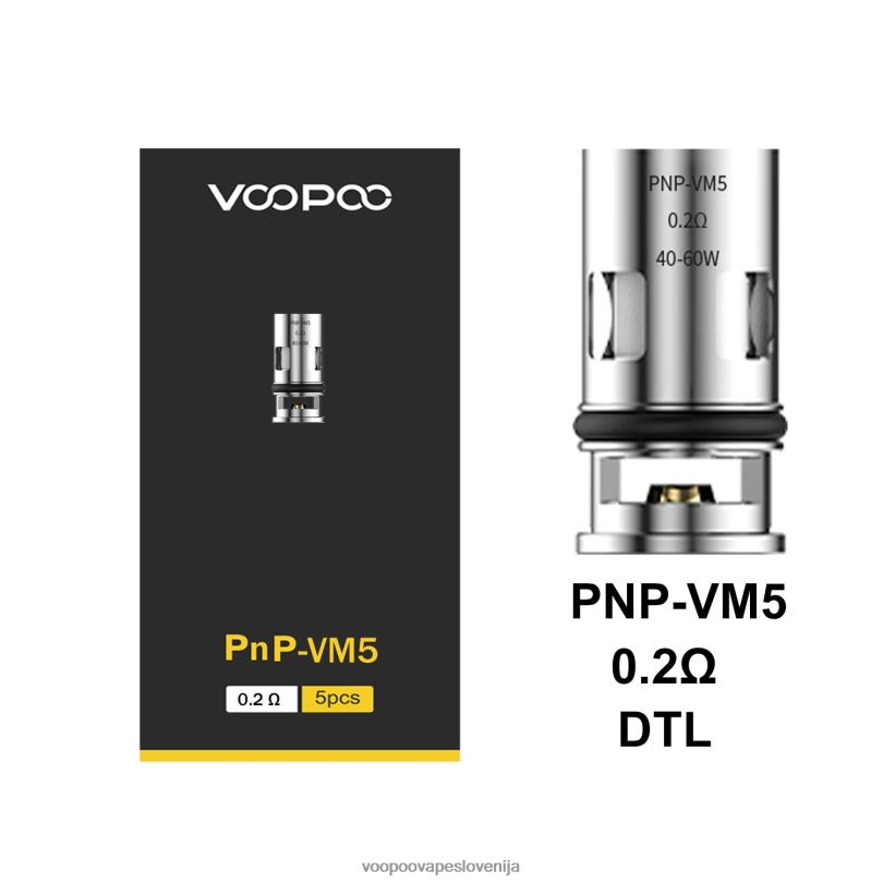 82HJH599 VOOPOO PNP tuljave (5 kosov) pnp-vm5 - VOOPOO Drag Slovenija