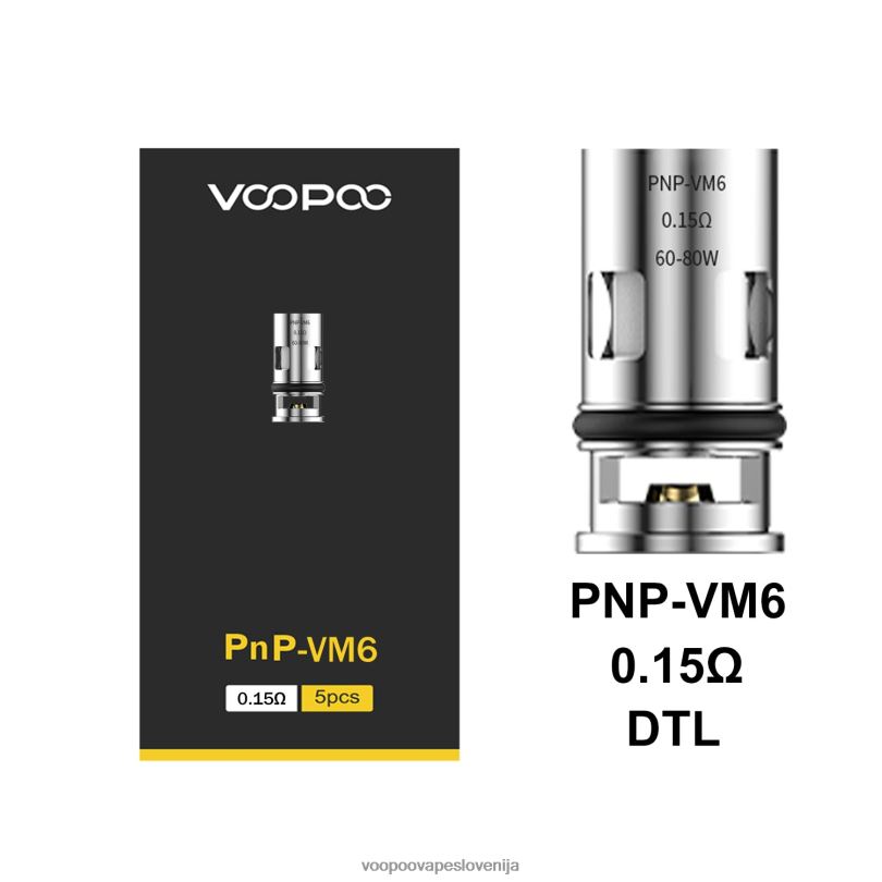 82HJH600 VOOPOO PNP tuljave (5 kosov) pnp-vm6 - VOOPOO Vape Amazon