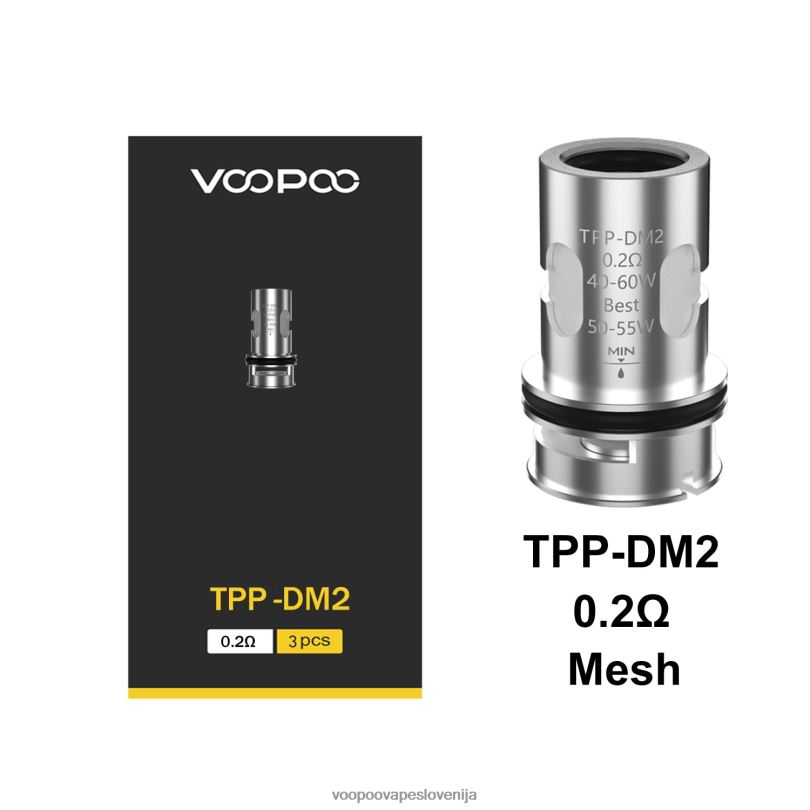 82HJH609 VOOPOO TPP tuljave (3 kosi) tpp-dm2 - VOOPOO Drag Slovenija