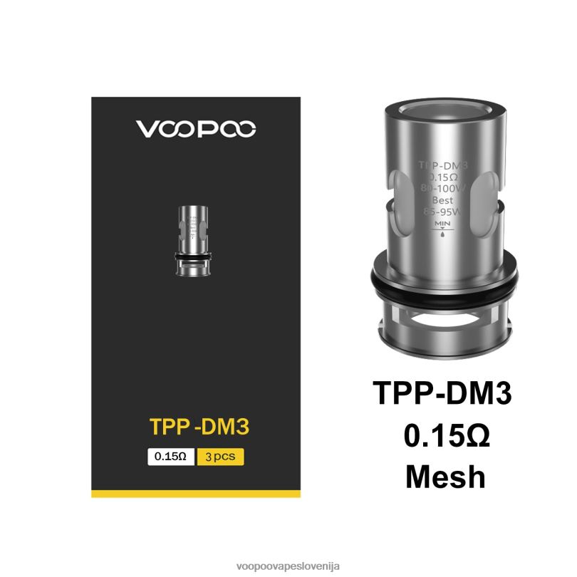 82HJH610 VOOPOO TPP tuljave (3 kosi) tpp-dm3 - VOOPOO Vape Amazon