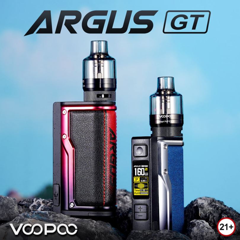 82HJH13 VOOPOO ARGUS GT box mod kit črno-modra - VOOPOO Vape Ljubljana