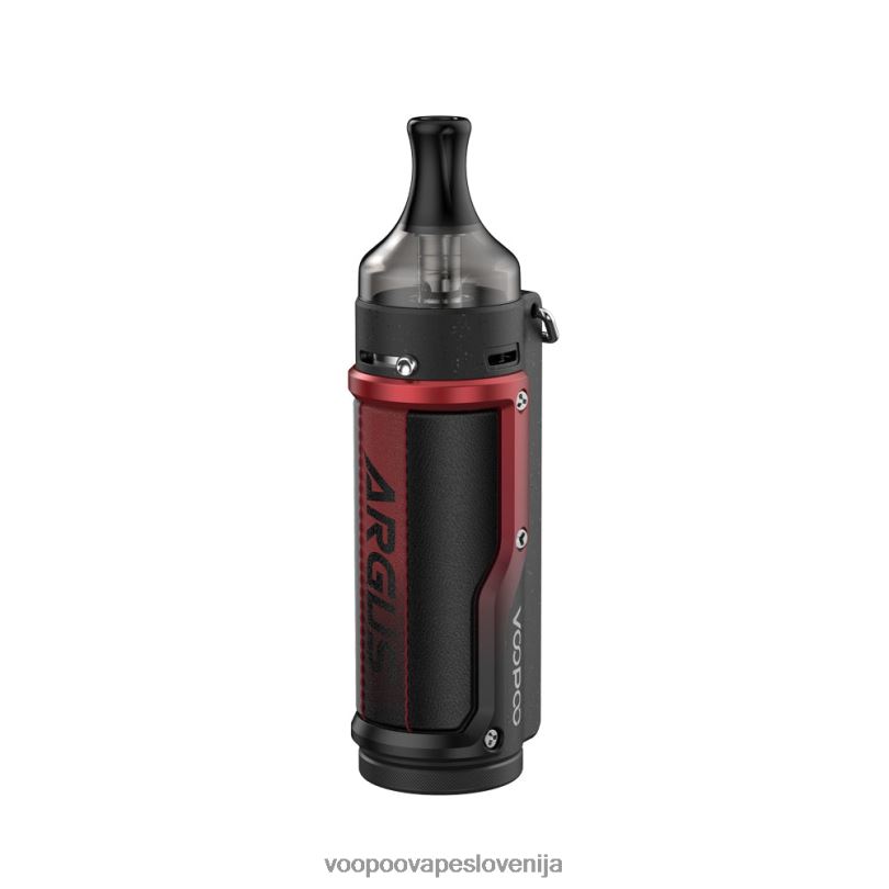 82HJH75 VOOPOO ARGUS pod mod komplet liči usnje in rdeča - VOOPOO Vape Vinci Slovenija
