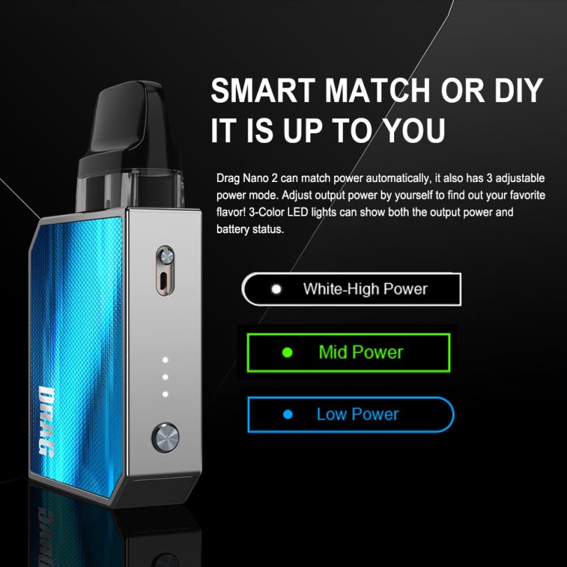 82HJH152 VOOPOO DRAG NANO 2 komplet za pod zeleni čaj - VOOPOO Vape Slovenija