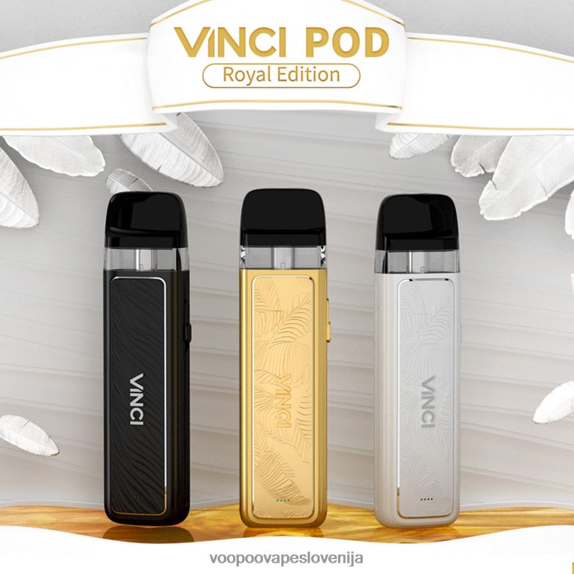 82HJH343 VOOPOO VINCI POD kraljeva izdaja zlati lističi - VOOPOO Vape Ljubljana