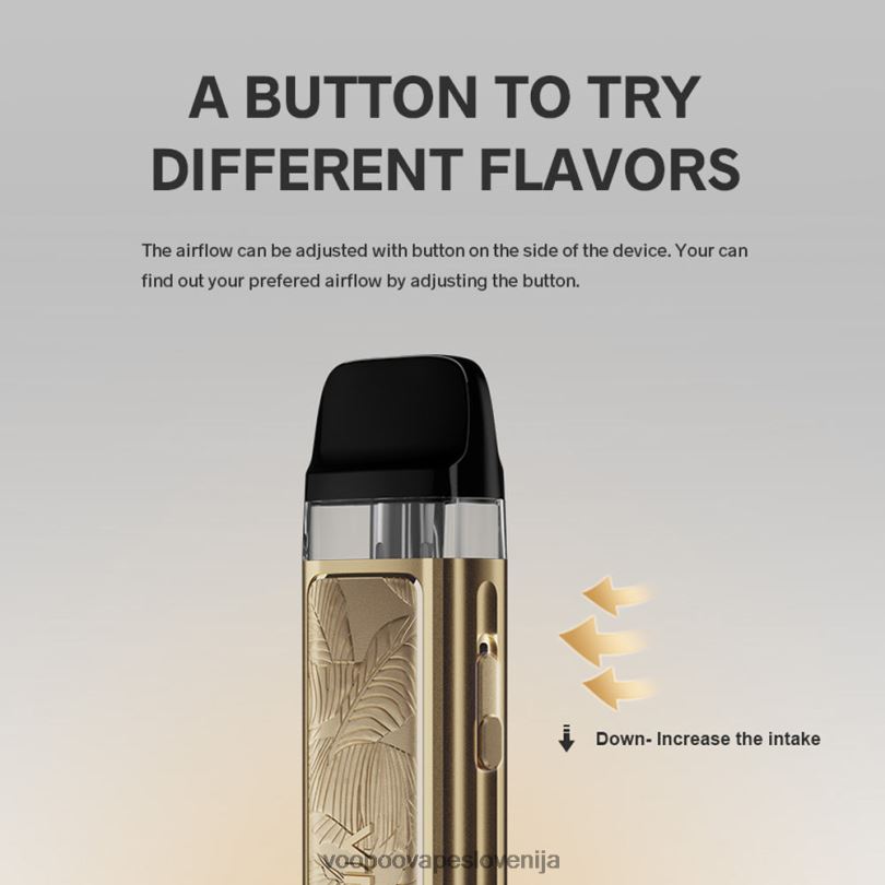 82HJH343 VOOPOO VINCI POD kraljeva izdaja zlati lističi - VOOPOO Vape Ljubljana